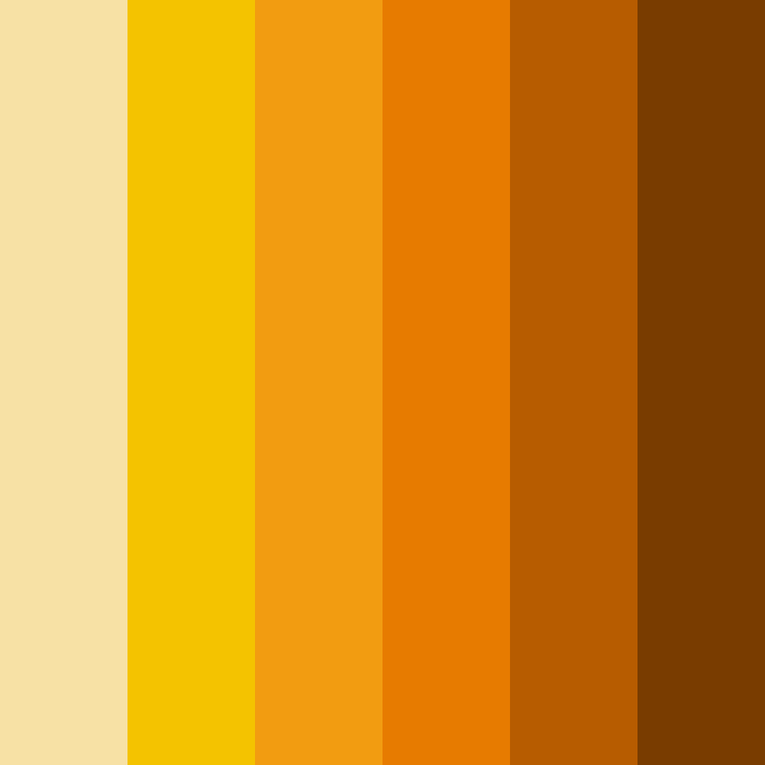 Download sunset harvest color palette PNG image (square)