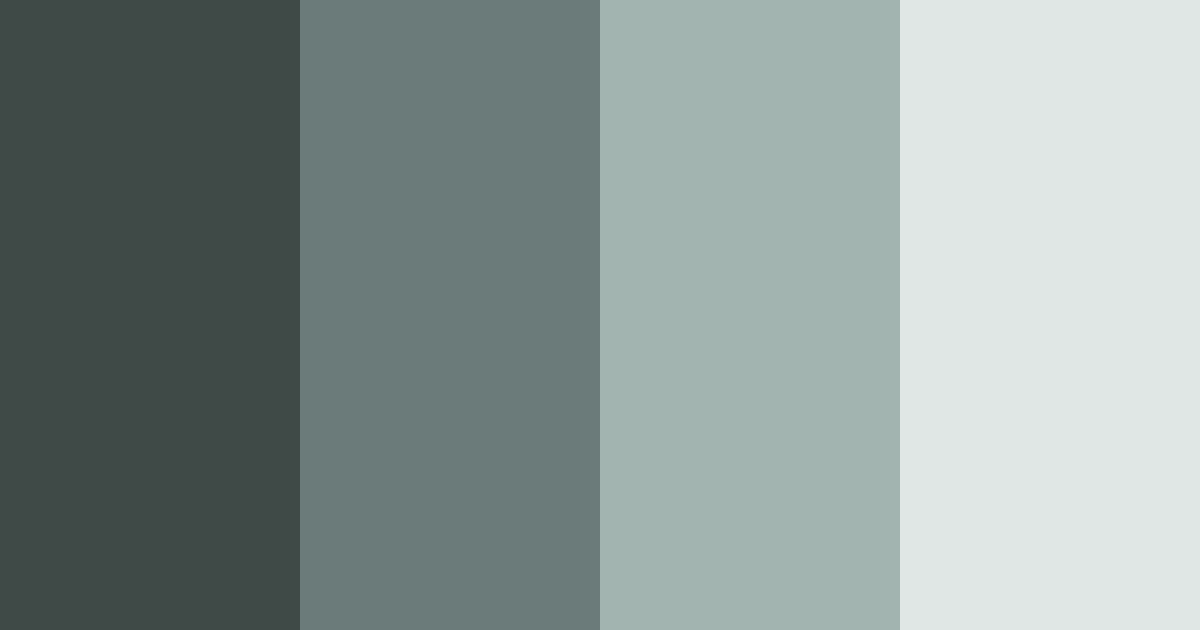 Download teal night color palette PNG image (landscape)