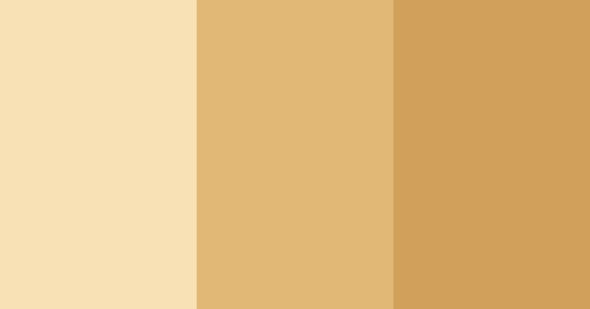 Download golden honeyfields color palette PNG image (landscape)