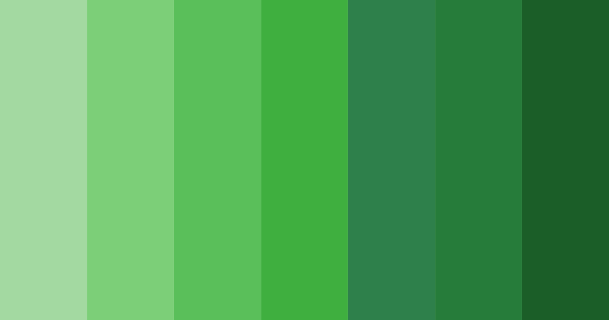 Download emerald grove color palette PNG image (landscape)