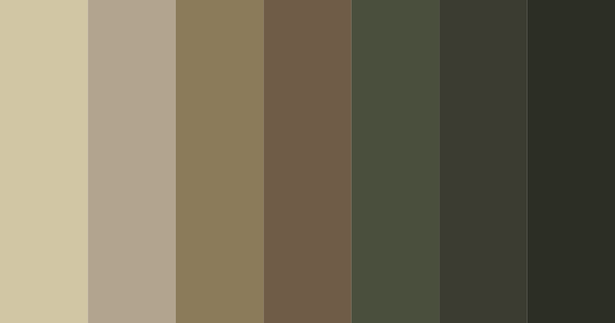 Download terrestrial harmony color palette PNG image (landscape)