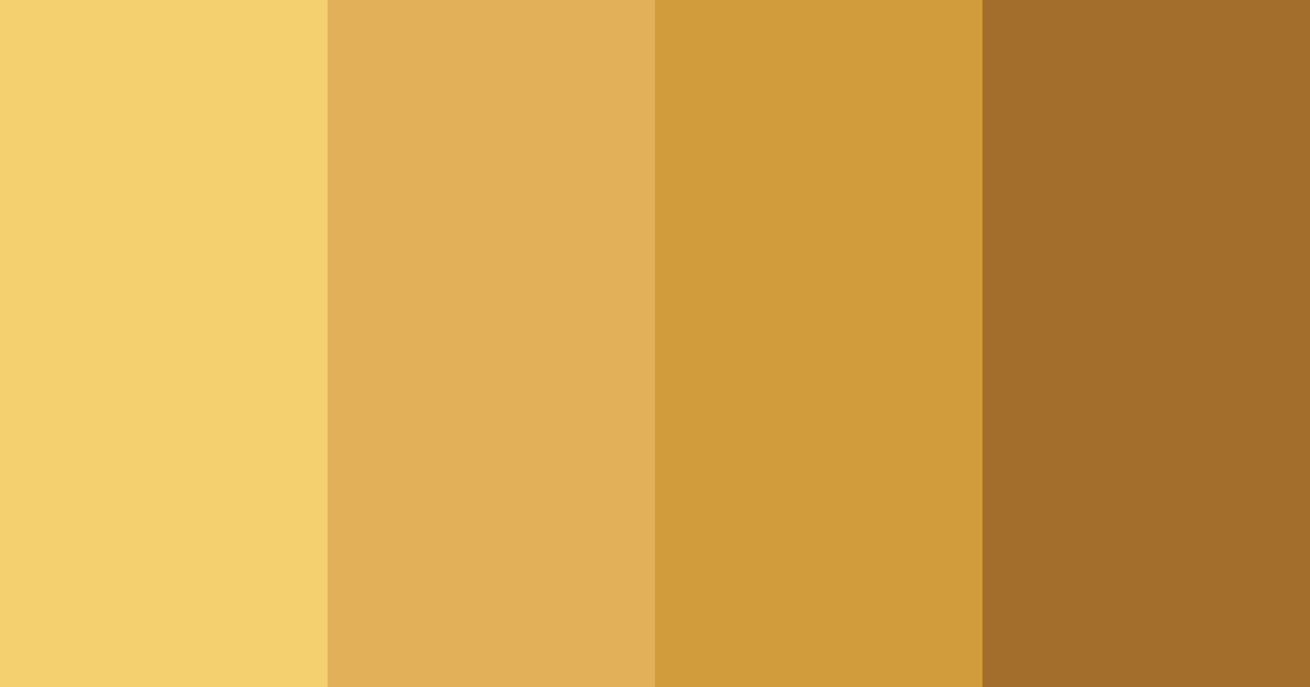 Download golden classic color palette PNG image (landscape)