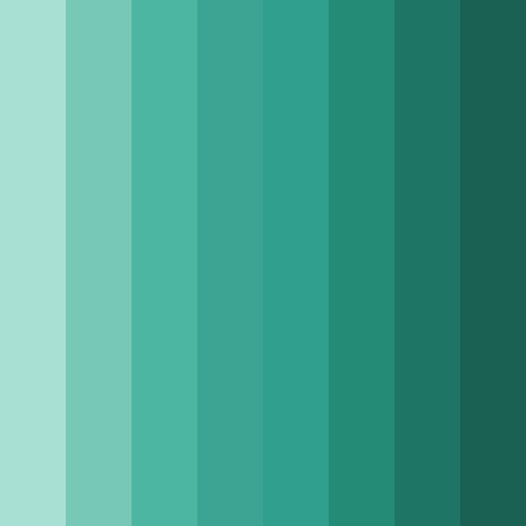 Download tropical oasis color palette PNG image (square)