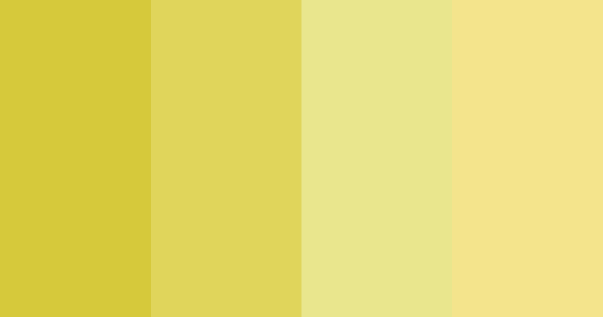 Download sunny banana color palette PNG image (landscape)