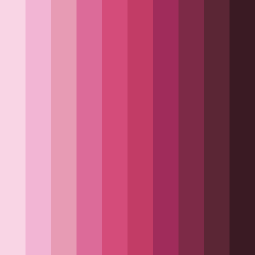 Download pink blossoms color palette PNG image (square)