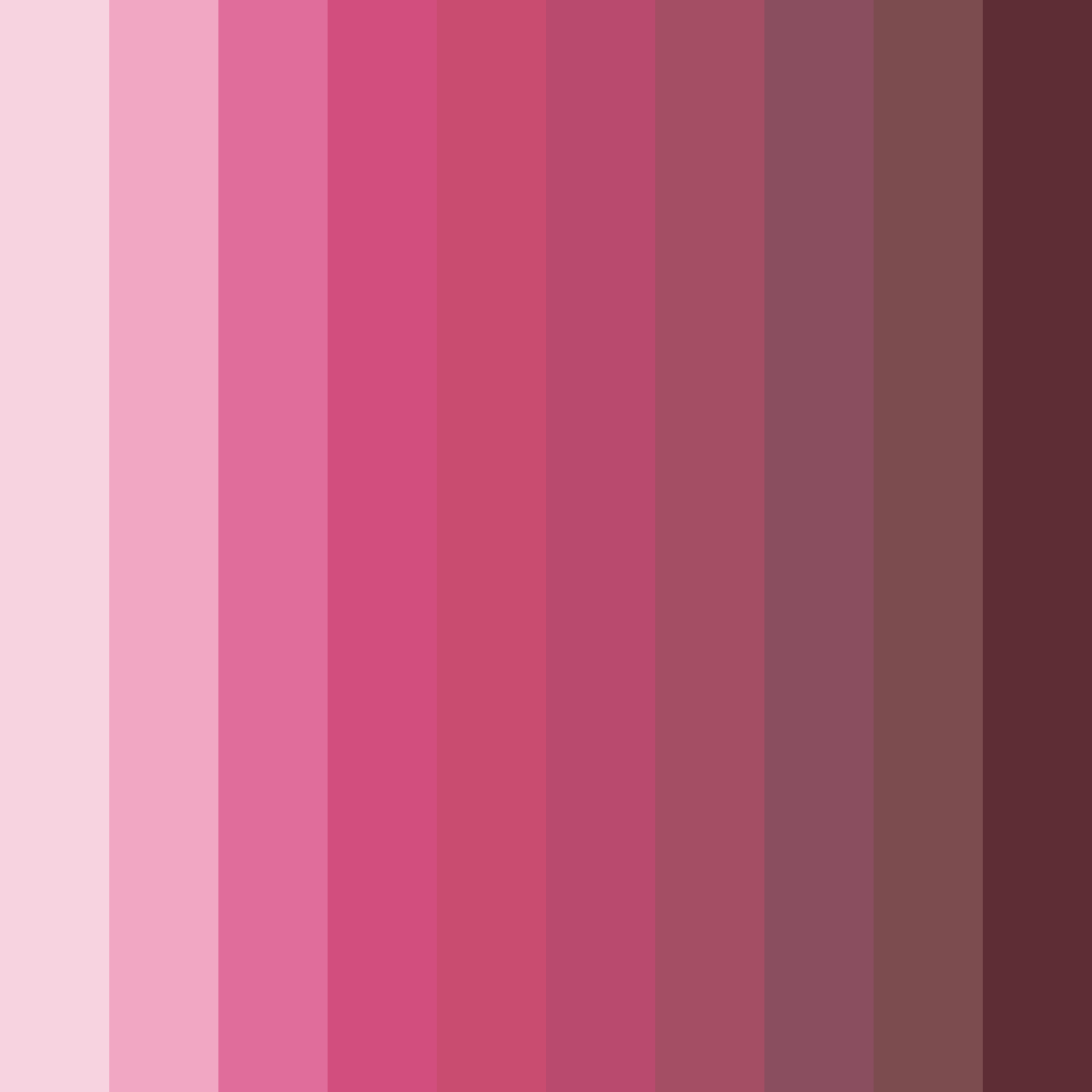 Download pink blossoms color palette PNG image (square)