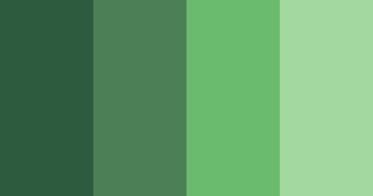 Download luminous green color palette PNG image (landscape)