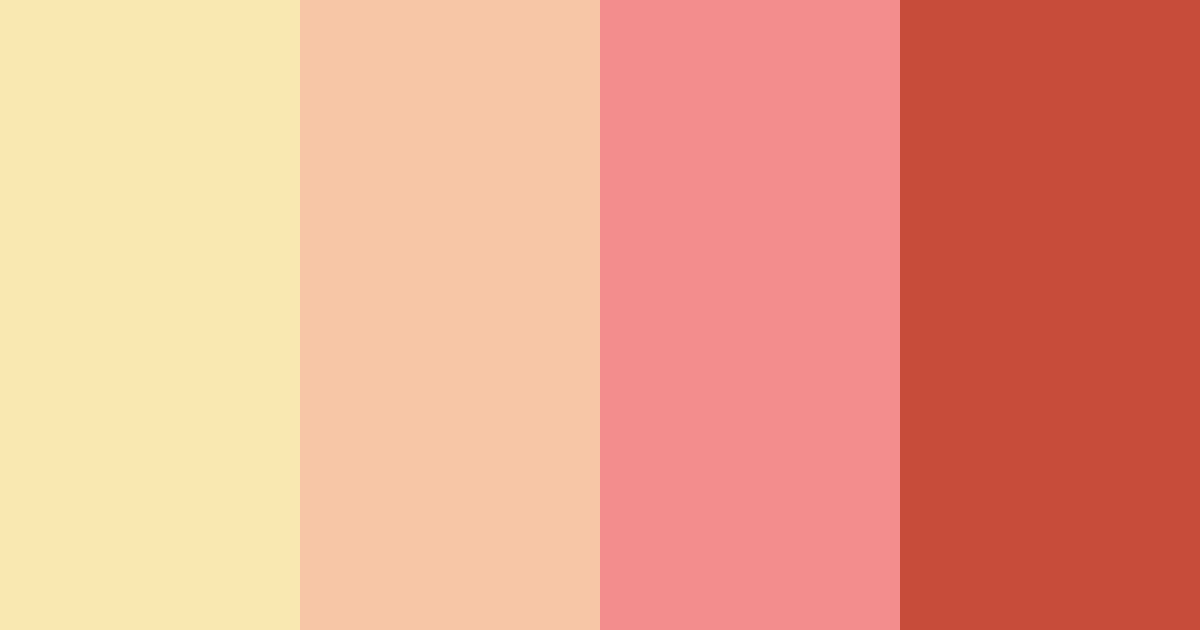 Download warm red color palette PNG image (landscape)