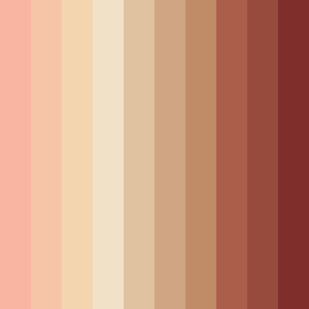 Download sunset serenade color palette PNG image (square)