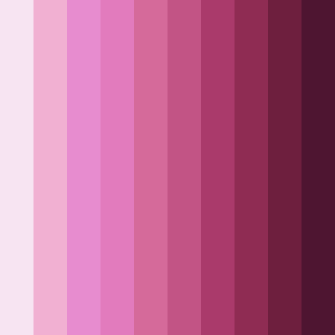 Download pink whimsy color palette PNG image (square)