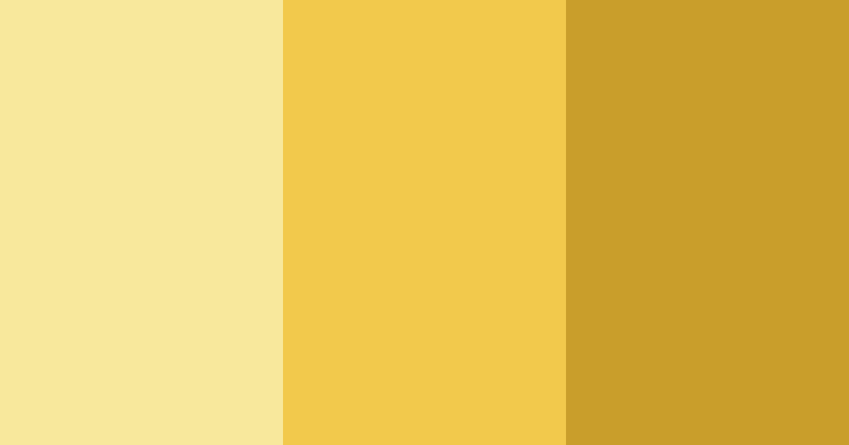 Download golden sunshine color palette PNG image (landscape)