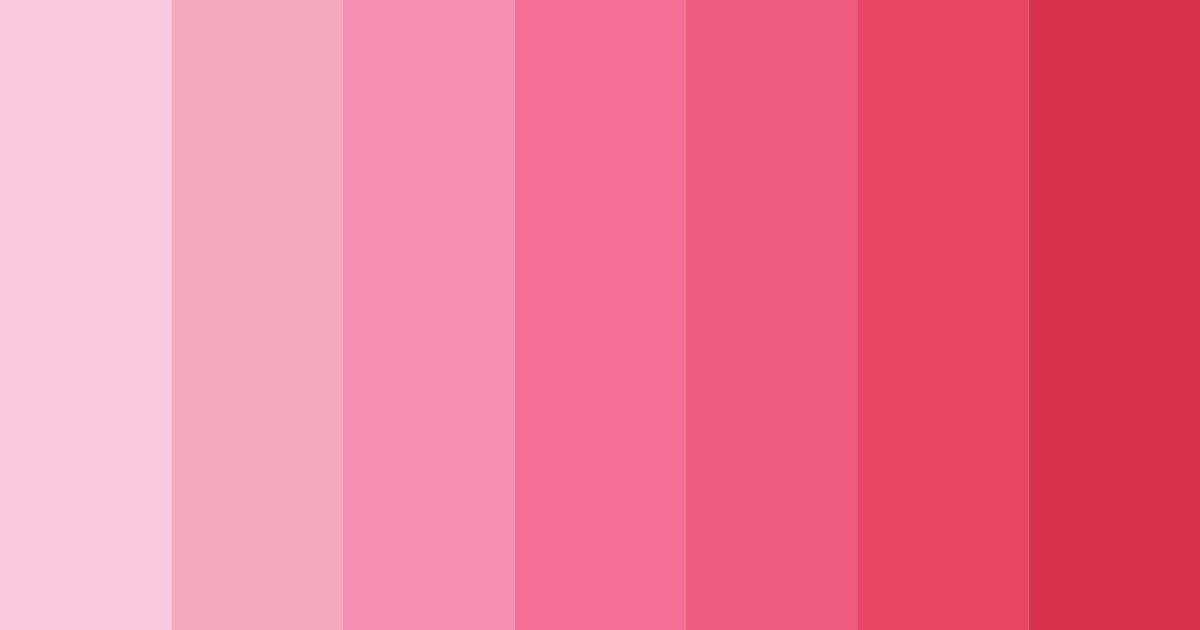 Download pink baby color palette PNG image (landscape)