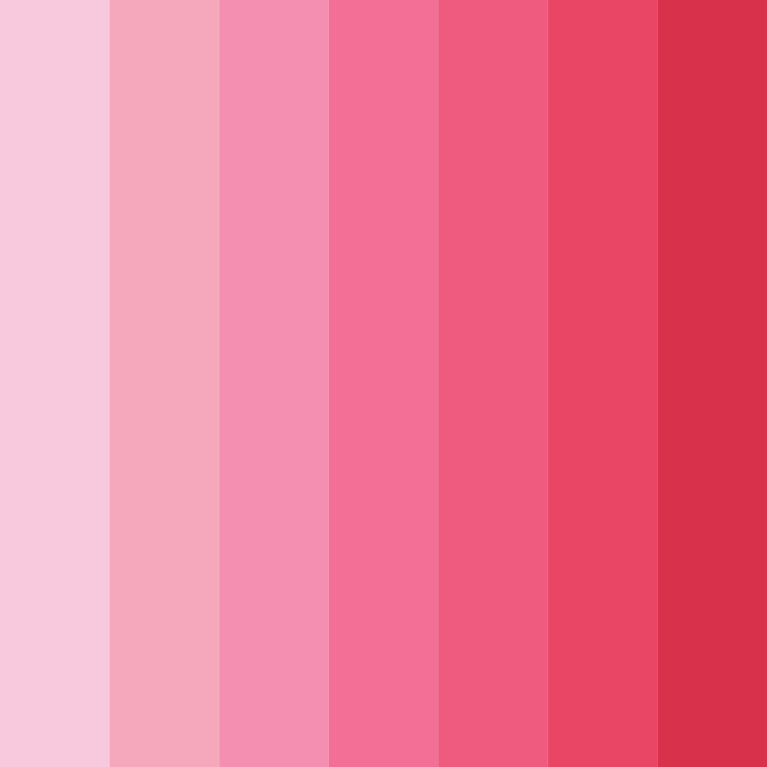 Download pink baby color palette PNG image (square)