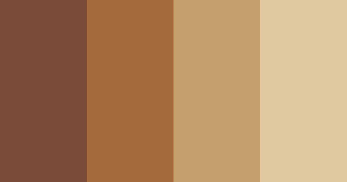 Download caramel wilds color palette PNG image (landscape)