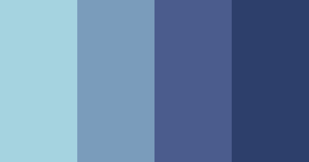 Download blue purple color palette PNG image (landscape)