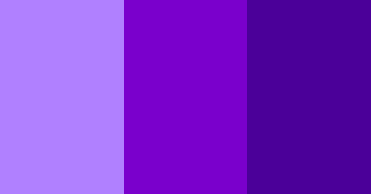 Download purple shades color palette PNG image (landscape)