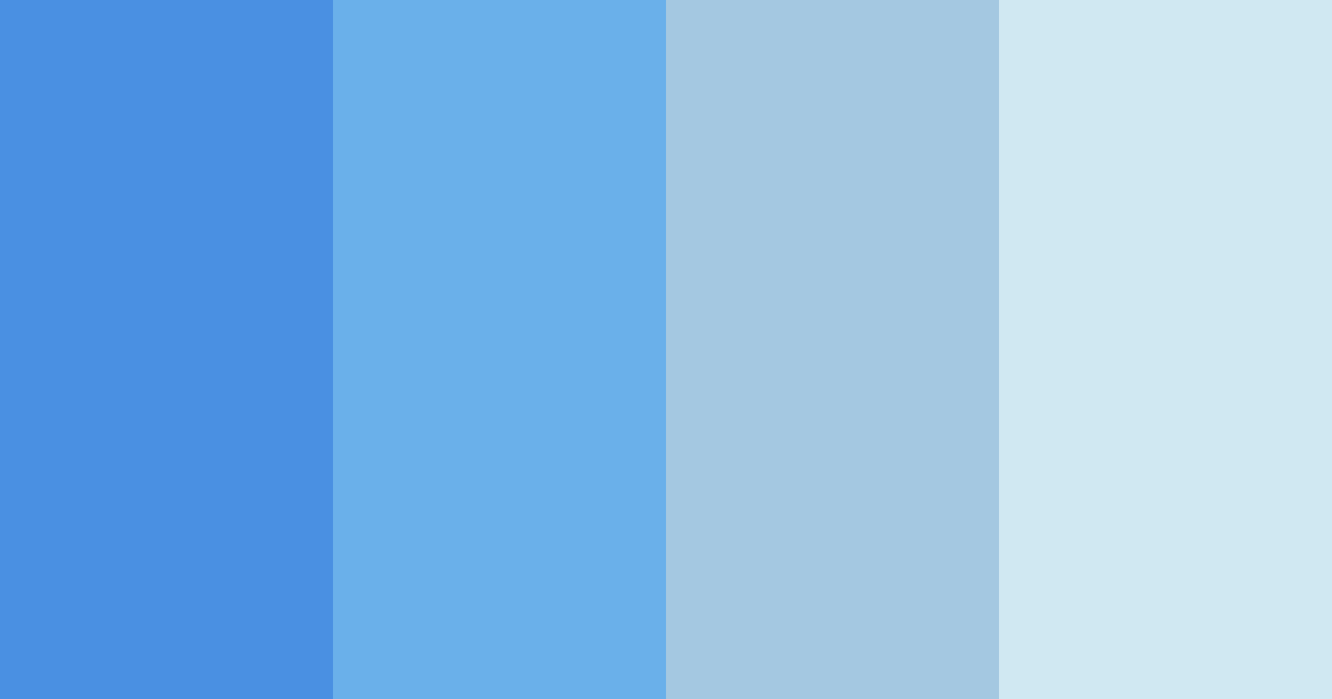 Download charming blue glimmer color palette PNG image (landscape)