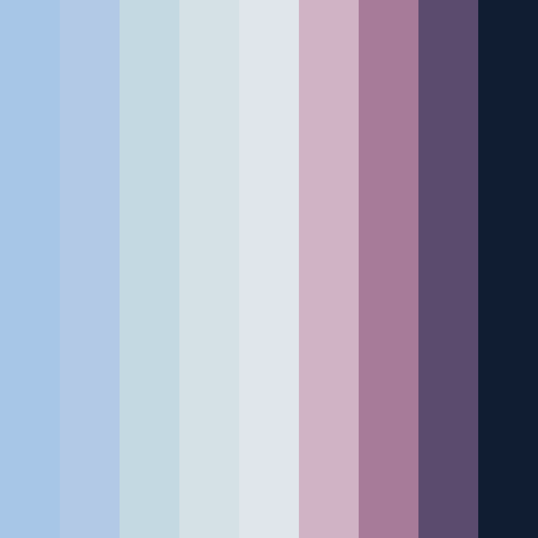 Download deep blue color palette PNG image (square)