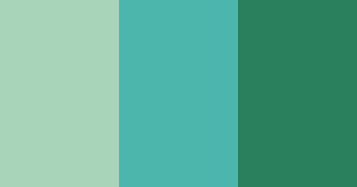 Download green forest color palette PNG image (landscape)