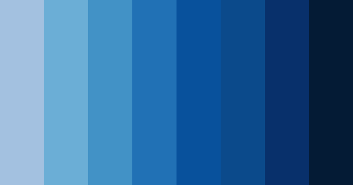 Download deep blue color palette PNG image (landscape)