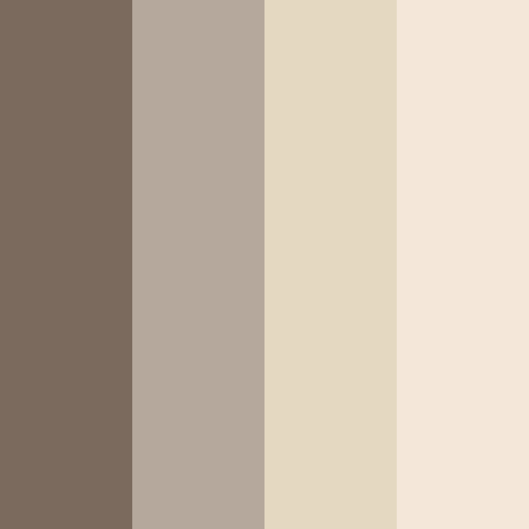Download beige serenity color palette PNG image (square)