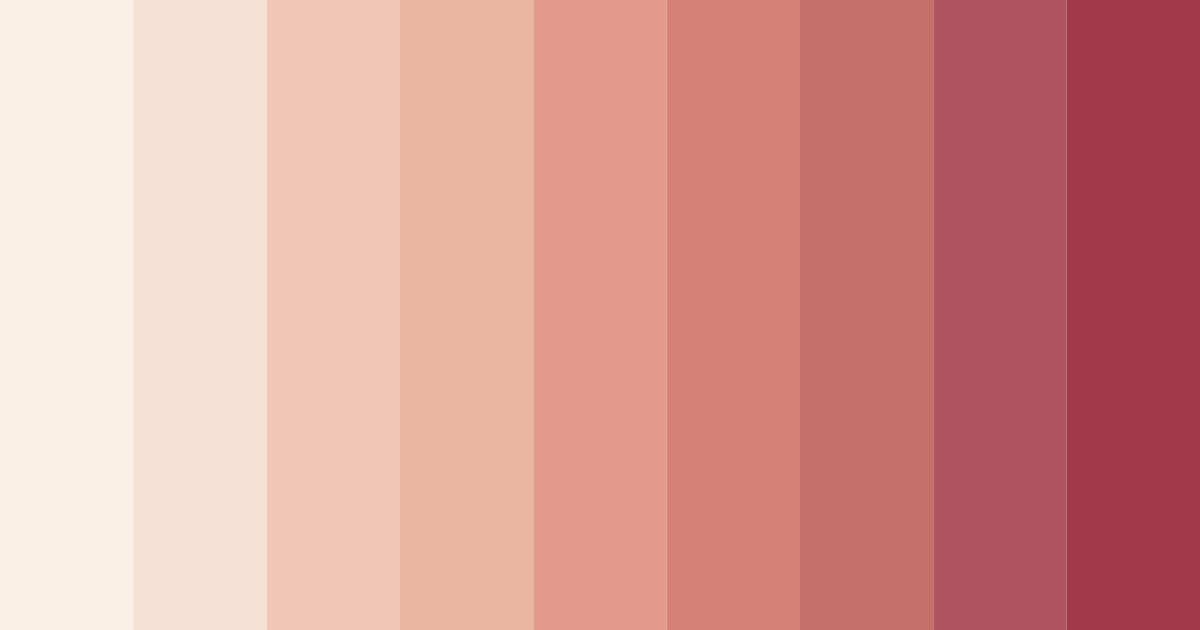 Download shades of pink color palette PNG image (landscape)