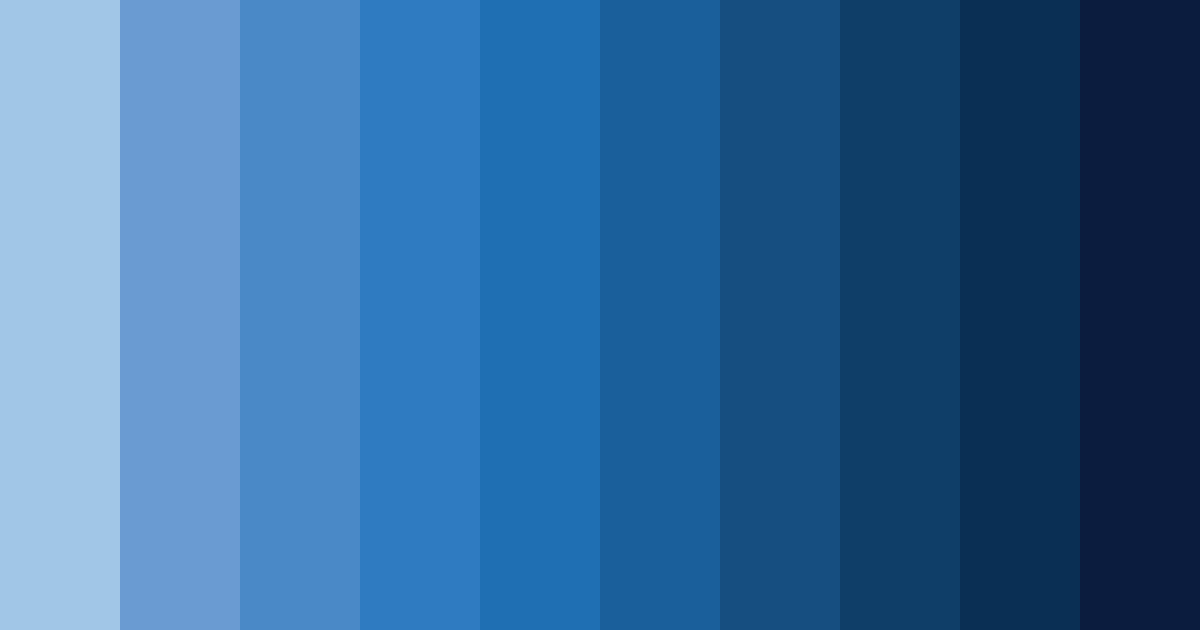 Download deep blue night color palette PNG image (landscape)