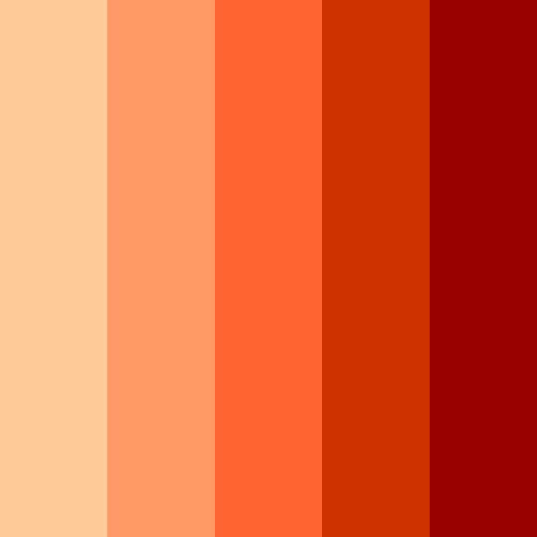 Download sunset ember color palette PNG image (square)