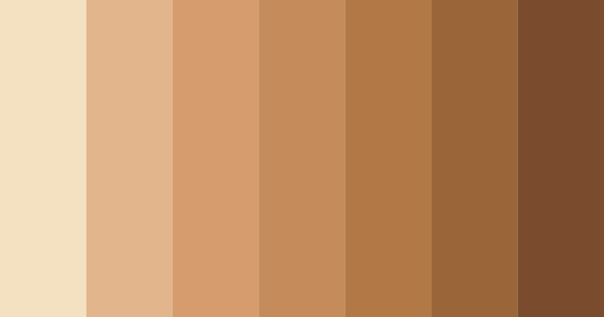 Download sandy beige color palette PNG image (landscape)