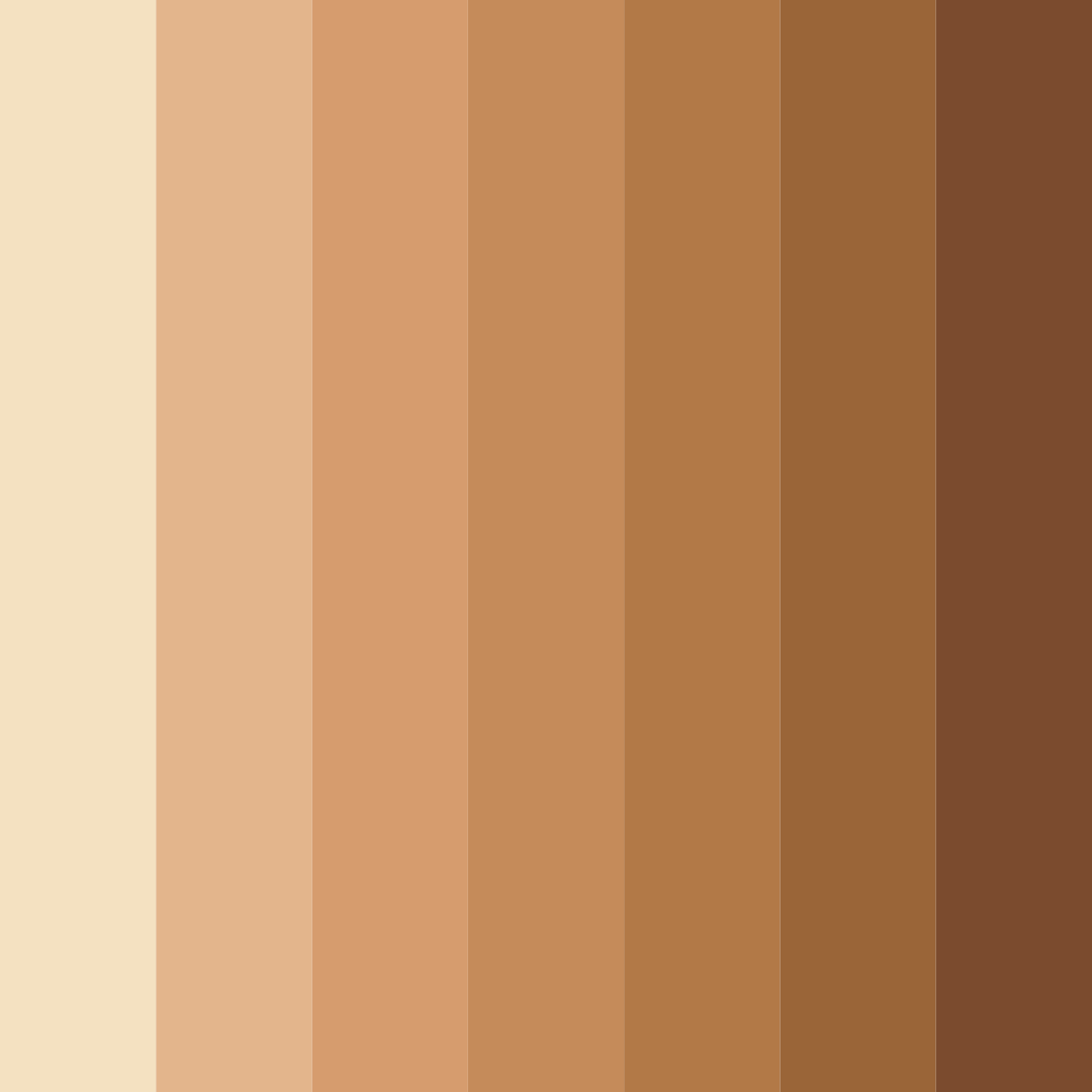 Download sandy beige color palette PNG image (square)