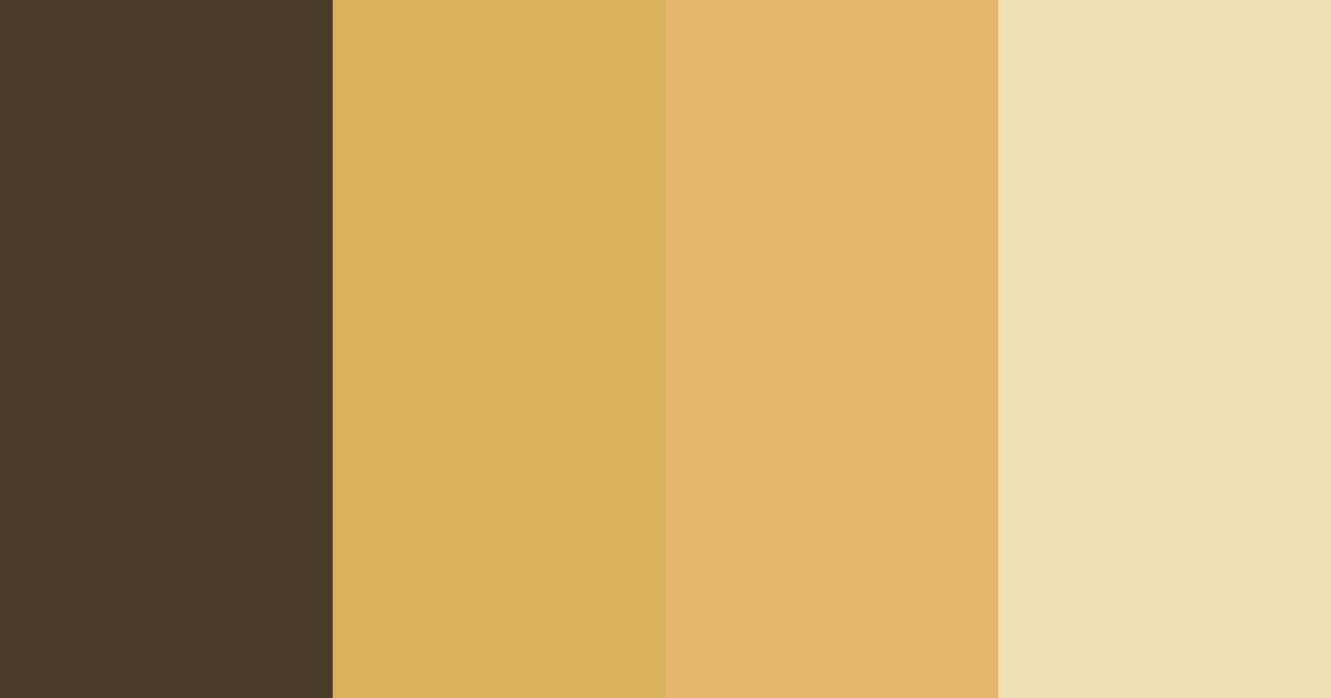 Download golden honey icy color palette PNG image (landscape)