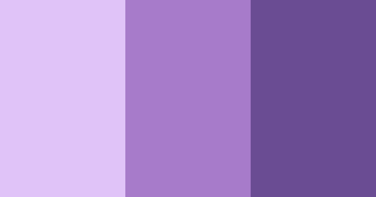 Download dreamy lavender tides color palette PNG image (landscape)