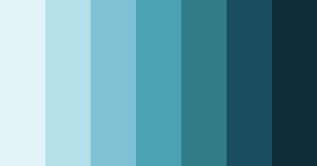 Download serene lagoon color palette PNG image (landscape)