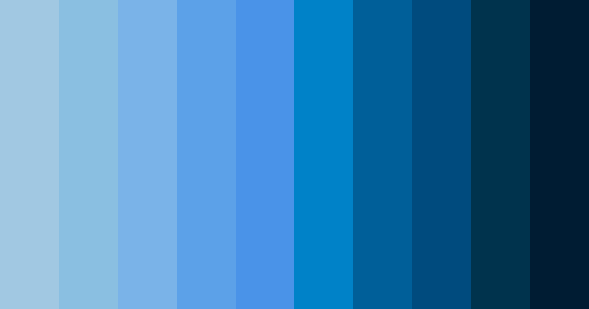 Download blue internet vibes color palette PNG image (landscape)