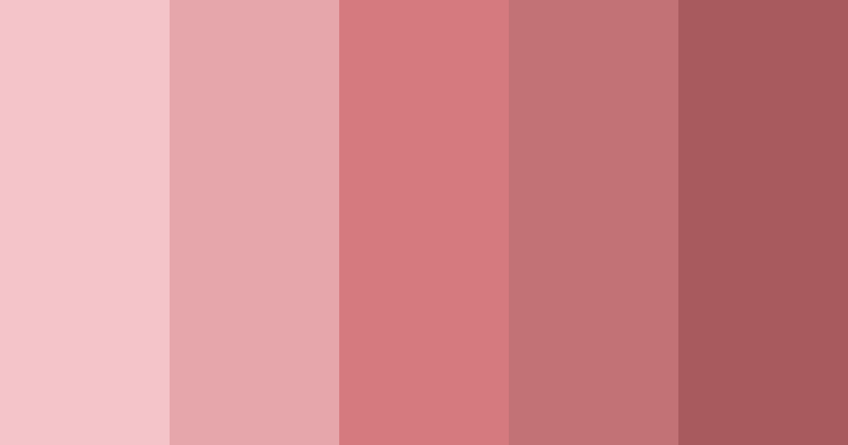 Download blush bouquet color palette PNG image (landscape)