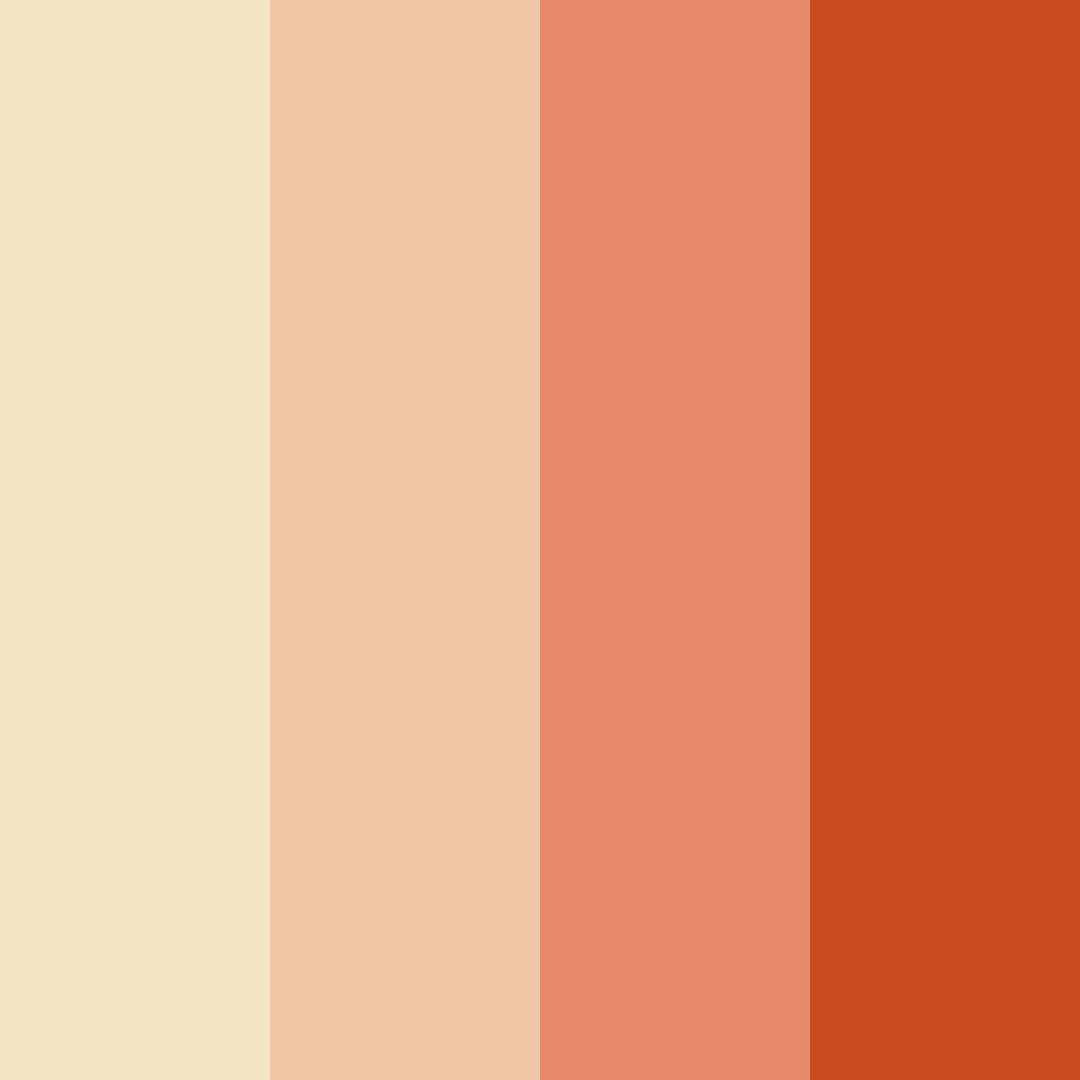 Download autumn embrace color palette PNG image (square)