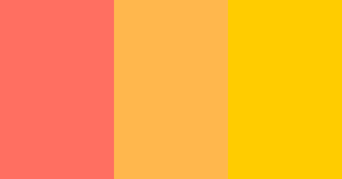 Download vibrant orange color palette PNG image (landscape)