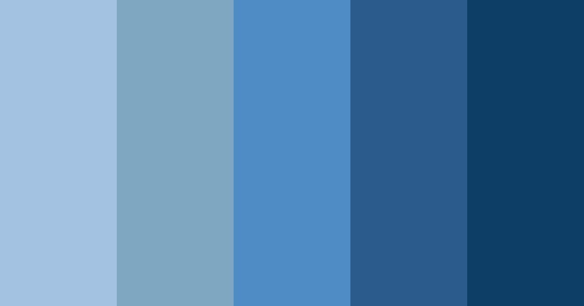 Download serenity in blue color palette PNG image (landscape)