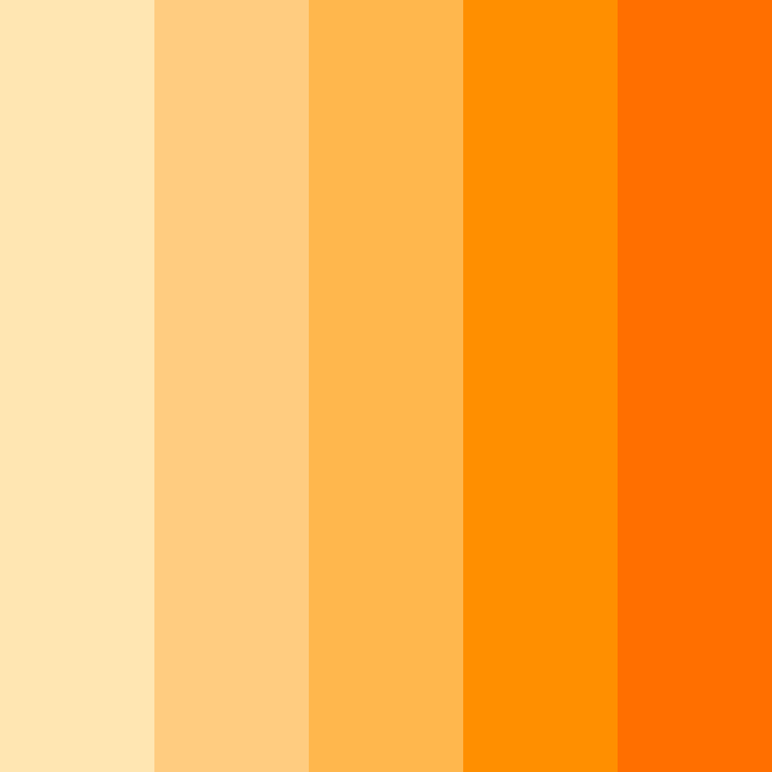 Download sunset citrus color palette PNG image (square)