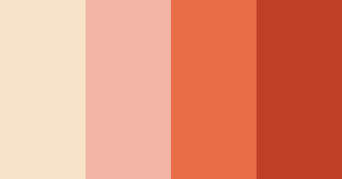 Download sunset serenade color palette PNG image (landscape)