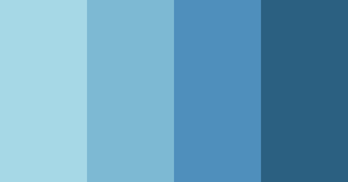 Download aqua reverie color palette PNG image (landscape)