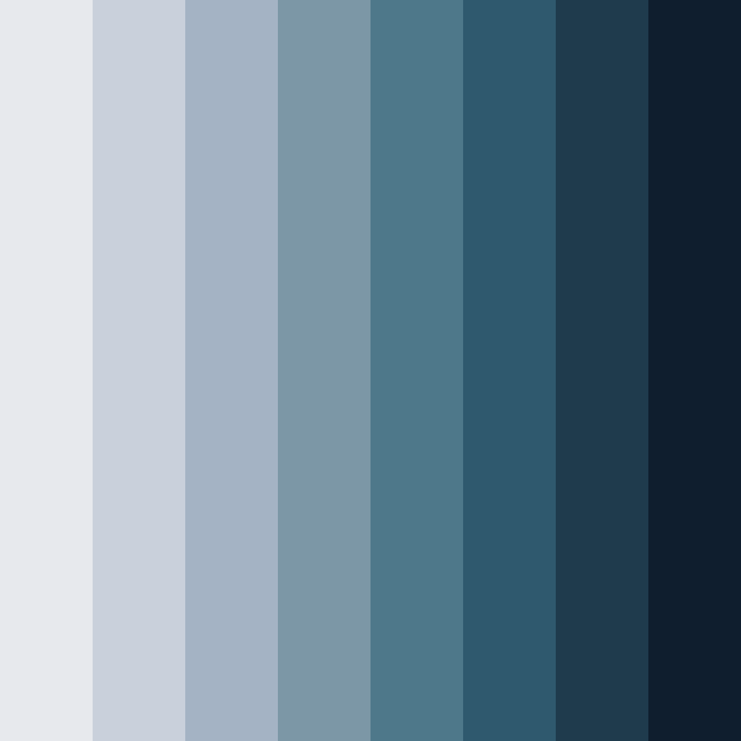 Download serene spectrum color palette PNG image (square)