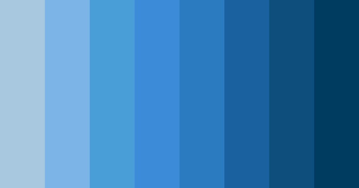 Download azure depths color palette PNG image (landscape)