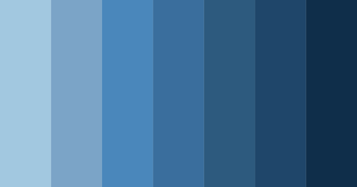 Download serenity in blue color palette PNG image (landscape)