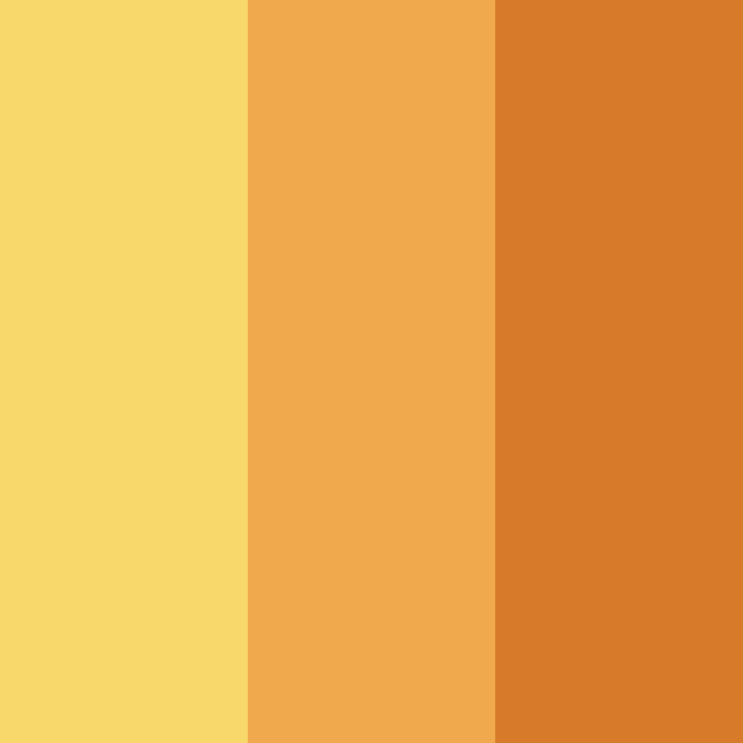 Download orange sunset color palette PNG image (square)