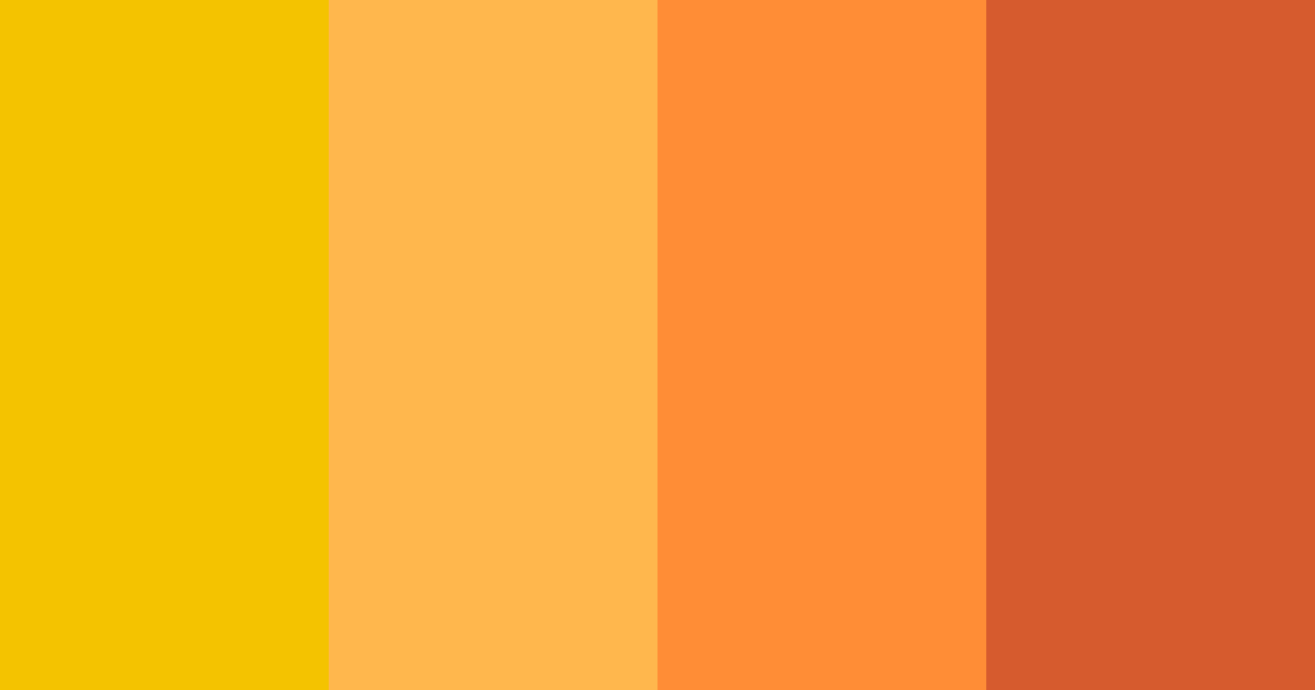 Download warm orange color palette PNG image (landscape)