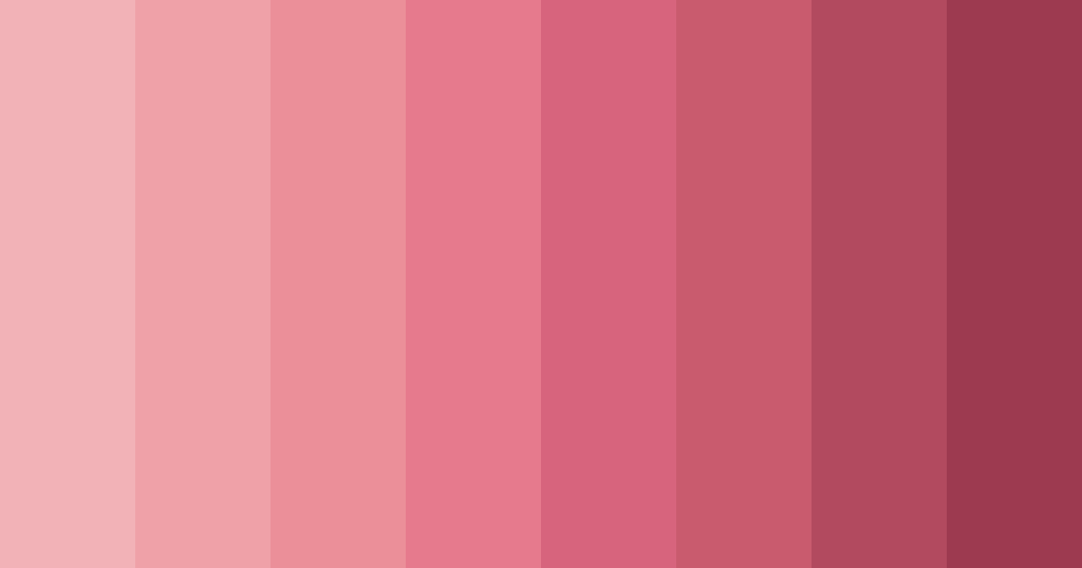 Download blushing bouquet color palette PNG image (landscape)