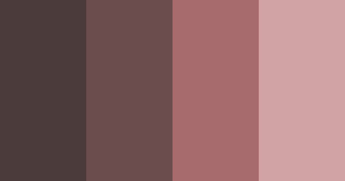 Download fjord rosewood color palette PNG image (landscape)