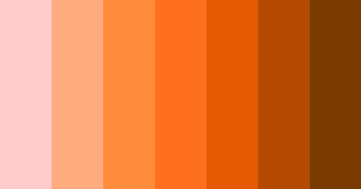 Download sunset blaze color palette PNG image (landscape)