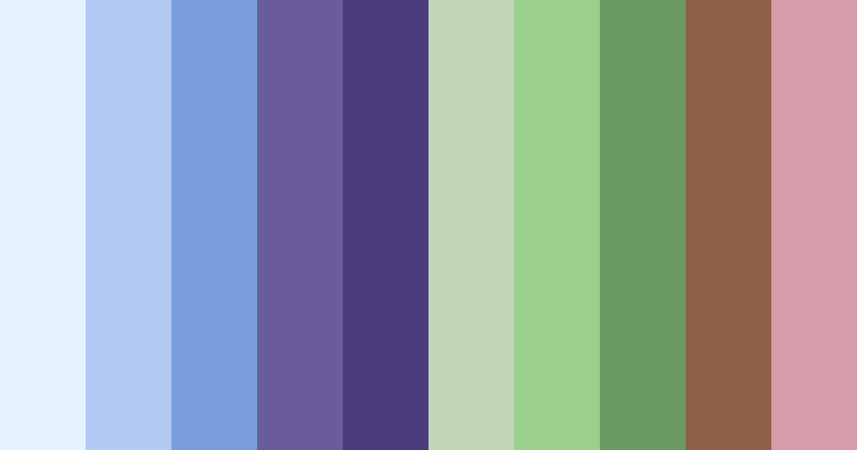 Download whispers of serenity color palette PNG image (landscape)